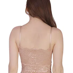 PLUMBURY Floral Lace Non-Wired Rapid Dry Lightly Padded Medium Coverage Bralette Bra image 4