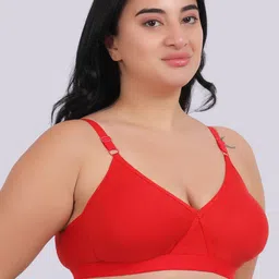 Fabme Women Pack of 2 Non Padded Non-Wired Full Coverage Bra image 4