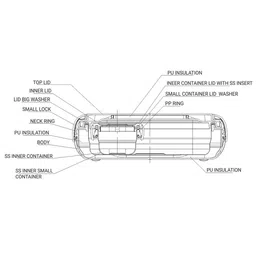 Milton Pink More Meal Large Tiffin Box with Container & Spoon 770 ml + 175 ml image 4