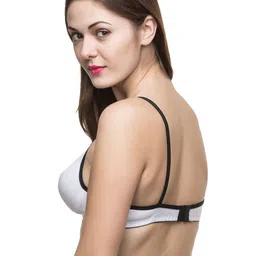 Docare Pack of 2 Full Coverage Non Padded Cotton T-shirt Bra-All Day Comfort image 5