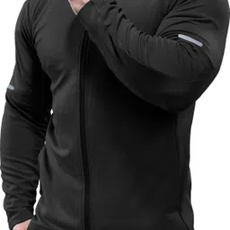 thustler Men Solid Sports Jacket image 4