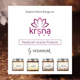 vedanum Pure Guggul Resn for Positive Energy, Daily Pooja, Havan, and Dhuni - 80 Gm Jar image 5