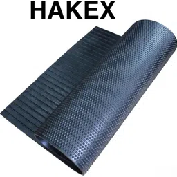 hakex COW MAT-Waterproof Rubber-Black17 (Mat 8*5 Feet) BPA Free For Horse- | Cow, Dog, Hamster, Guinea Pig, Miniature Pig Pet Mat-picture-14