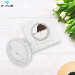 WRADER Rechargeable Selfie Enhancing Portable Ring Light with 3 Level Brightness Selfie Ring Light, Selfie Light for All Smartphones, Tablets Ideal for Photography, Video Shoot, Fashion Photography and Makeup Ring Flash Ring Flash image 3