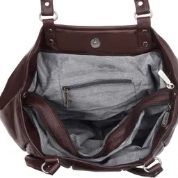 semmize Women Brown Hand-held Bag image 3