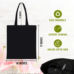 freaks Black Men & Women Tote Canvas Cotton Bags image 4