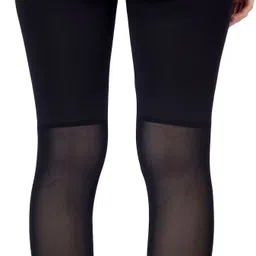 blueficus Solid Women Black Tights image 2