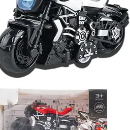 vibrona Mini Pull Back Bike Toy with Realistic Detailing-picture-12