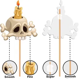 festiko Set of 25 Pcs Happy Halloween Photobooth Props, Halloween Party Decorations image 2