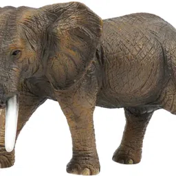 mallexo Big Realistic PVC African Bull Elephant Model Figurine Set, Soft Wildlife Toys-picture-15
