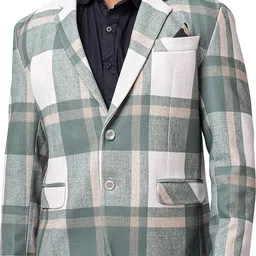 gee 5 Imported Warm Tweed Checkered Coat For Men-picture-1