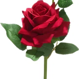 stylehouse Single stick Red Rose artificial wild flower for home decoration or party Red Rose Artificial Flower image 4