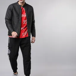 highlander Men Solid Casual Jacket image 5