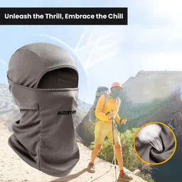 allextreme Grey Bike Face Mask for Men image 5