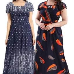 Pack of 2 Women Nighty-image-0