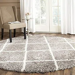 shopgallery Grey, White Polyester Area Rug-picture-12