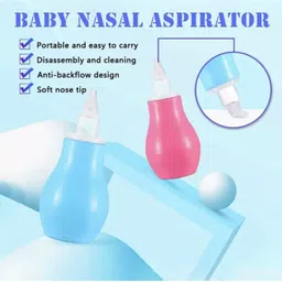 qul.w Baby Silicone Nose Cleaner Nasal Aspirator for Babies NN3 Manual Nasal Aspirator image 4