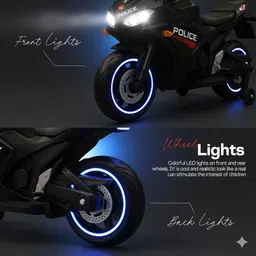 shipeeship Rechargeable Battery Operated Ride on Bike for Kids, Bike Battery Operated Ride On image 4