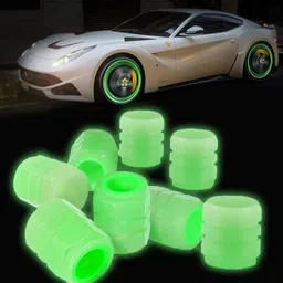 motopex Car Wheel Valve Caps Cover for Car, Bike,Bicycle, Truck, Activa-547 Car Reflector Light image 2