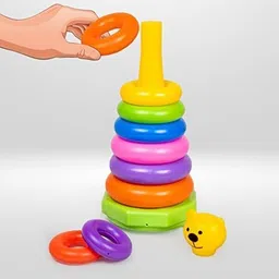 suryaanshi | Fun Learning Rings |Kids Teddy Stacking || Coloring Teddy Rings - 7 Rings-picture-11