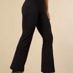 cult Women Solid Black Track Pants-picture-28