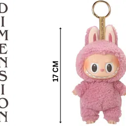 bkdt marketing Stuffed Soft Doll Monsters Doll New Hot Trend Cute Keychain Birthday Gift - 3 cm image 2