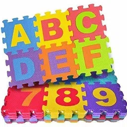 Non-Toxic Alphabet & Number Puzzle Mat – 36 pcs-image-42