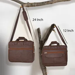 girgit Men Tan Messenger Bag image 2