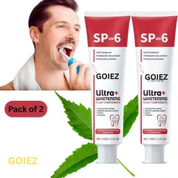 goiez Sp-6 Peppermint Blast Toothpaste – Strong Peppermint For Extra Freshness. Teeth Whitening Kit image 1
