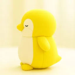 toyingly Soft Plush Sleeping Penguin Stuffed Animal, Yellow, Large Size - 30 cm image 2