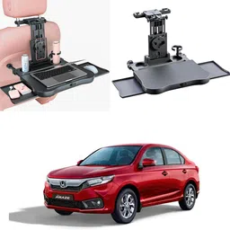 oshotto (FT-10) Car Backseat Laptop Food Tray Desk & Storage Drawers For Amaze 2013-17 Cup Holder Tray Table-picture-26
