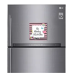 ARTBUG Pink & White Printed Decorative Fridge Magnet-picture-32