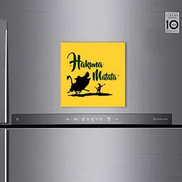 ARTBUG Yellow Hakuna matata Decorative Fridge Magnet-picture-35