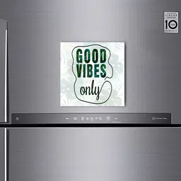 ARTBUG White & Green Printed Decorative Fridge Magnet-picture-38