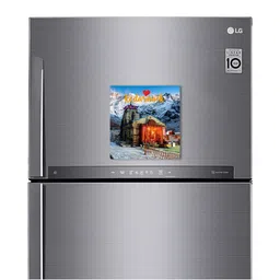 ARTBUG White & Blue I Love Kedarnath Printed Decorative Fridge Magnet-picture-13