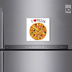 ARTBUG White & Yellow Printed Decorative Fridge Magnet-picture-21