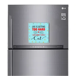 ARTBUG Blue & Red Life Quote Printed Decorative Fridge Magnet-picture-10