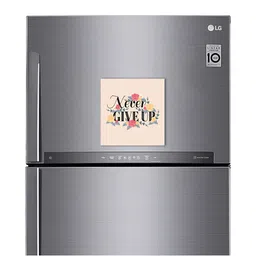 ARTBUG Beige & Pink Motivational Quotes Printed Square Decorative Magnets-picture-36