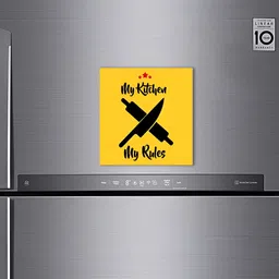 ARTBUG Yellow & Black Printed Decorative Fridge Magnet-picture-39