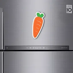 ARTBUG Orange & Green Printed Carrot Decorative Fridge Magnet-picture-31
