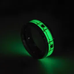 KARISHMA KREATIONS Unisex Set Of 2 Glow Finger Rings-picture-11
