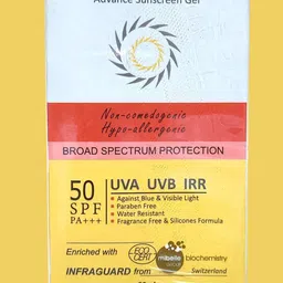 sunclear Sunscreen - SPF 50 SPF PA+++ ADVANCE SUNSCREEN GEL SPF50 PA+++ UVA UVB IRR SUNCSREEN GEL-picture-24