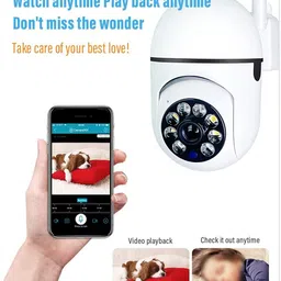 OSQD 4MP CCTV Camera | Wireless WiFi Connection | Two-Way Audio Security Camera image 5