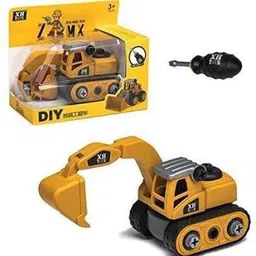 sr toys Unbreakable DIY Excavator Tack With Screw Apart Toys for Children Assembly Toys for Kids (Excavator) (Multicolor, Pack of: 1)-picture-28