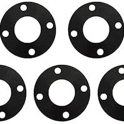 implemental Rubber Flange Gasket (Pack of 5) (4 Inch) Flat Flange image 2