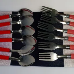 netlox Spoon & Fork 12 Piece stainless steel Table spoon set Stainless Steel Table Spoon Set-picture-25