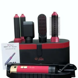 ILIKA All in 1 Multi-Styler Airwrap Tools with Leather Box | Salon Finish at Home Electric Hair Styler-picture-31