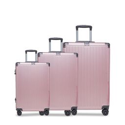 SWISS MILITARY Set Of 3 Textured Hard-Sided Trolley Bags-picture-27
