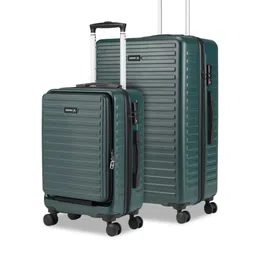 Assembly Set Of 2 Textured Hard Cabin-Sized Large-Sized Trolley Bags 40L 85L image 1