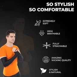 nkpr Polyester Arm Sleeve For Men & Women image 3
